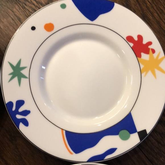 4x patterned dessert plate - Picture 4 of 7